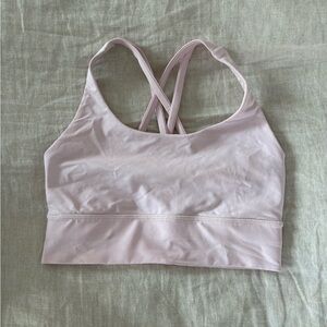Lululemon Athletica Light Pink Cross-Back Sports Bra